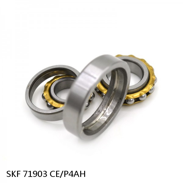 71903 CE/P4AH SKF High Speed Angular Contact Ball Bearings