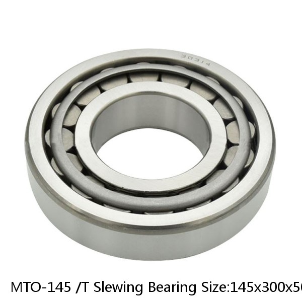 MTO-145 /T Slewing Bearing Size:145x300x50mm #1 small image