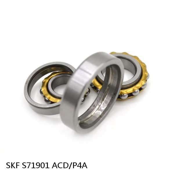 S71901 ACD/P4A SKF High Speed Angular Contact Ball Bearings #1 small image