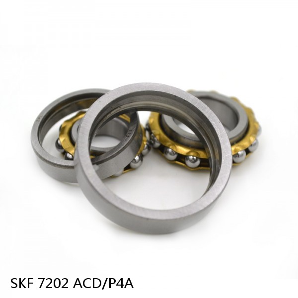 7202 ACD/P4A SKF High Speed Angular Contact Ball Bearings #1 small image