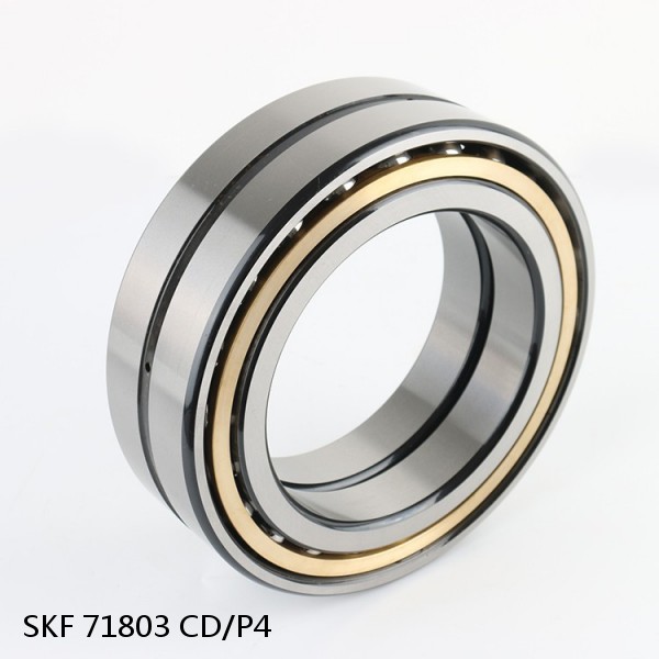 71803 CD/P4 SKF High Speed Angular Contact Ball Bearings #1 small image
