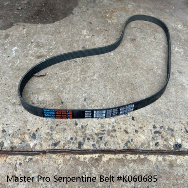 Master Pro Serpentine Belt #K060685 #1 small image