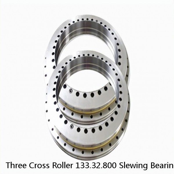 Three Cross Roller 133.32.800 Slewing Bearing 964*636*182 Mm Inner Tooth #1 small image