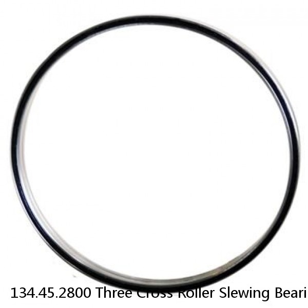 134.45.2800 Three Cross Roller Slewing Bearing With Inner Gear