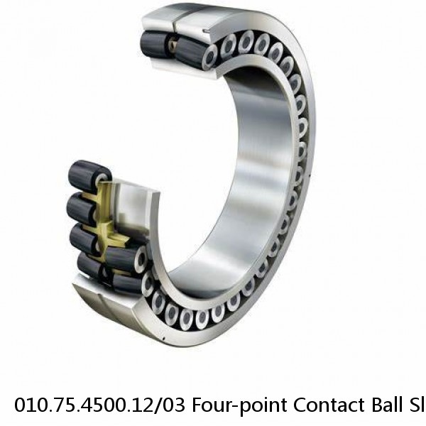 010.75.4500.12/03 Four-point Contact Ball Slewing Bearing #1 image