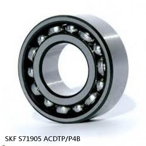 S71905 ACDTP/P4B SKF High Speed Angular Contact Ball Bearings #1 image