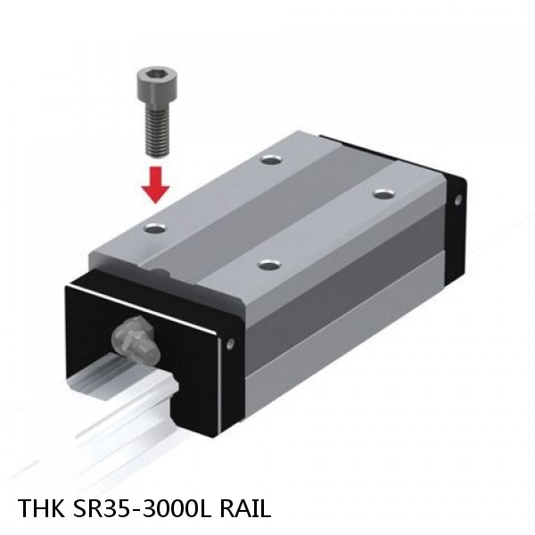 SR35-3000L RAIL THK Linear Bearing,Linear Motion Guides,Radial Type Caged Ball LM Guide (SSR),Radial Rail (SR) for SSR Blocks #1 image