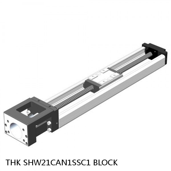 SHW21CAN1SSC1 BLOCK THK Linear Bearing,Linear Motion Guides,Wide, Low Gravity Center Caged Ball LM Guide (SHW),SHW-CA Block #1 image