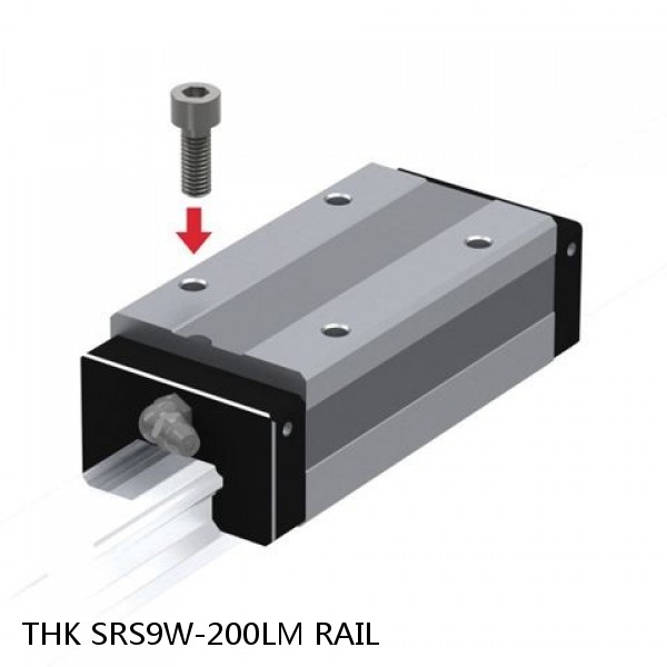 SRS9W-200LM RAIL THK Linear Bearing,Linear Motion Guides,Miniature Caged Ball LM Guide (SRS),Miniature Rail (SRS-W) #1 image