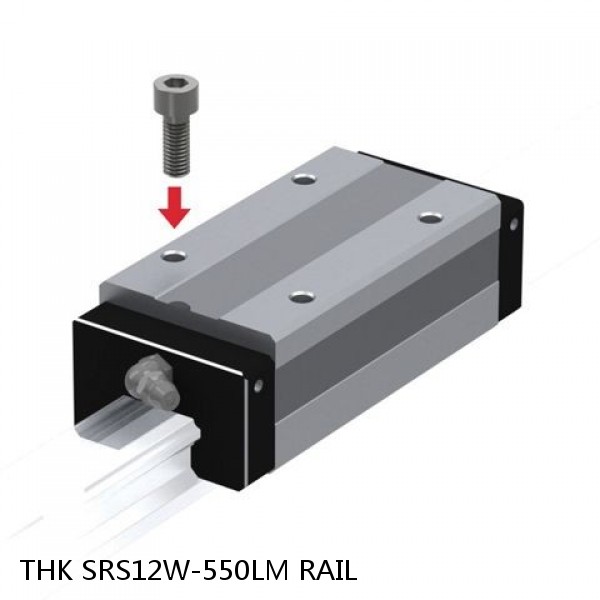 SRS12W-550LM RAIL THK Linear Bearing,Linear Motion Guides,Miniature Caged Ball LM Guide (SRS),Miniature Rail (SRS-W) #1 image