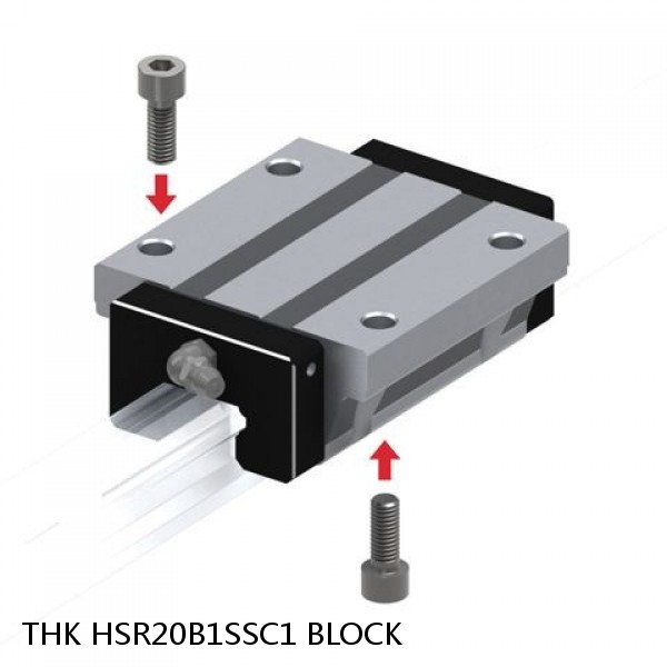 HSR20B1SSC1 BLOCK THK Linear Bearing,Linear Motion Guides,Global Standard LM Guide (HSR),HSR-B Block #1 image