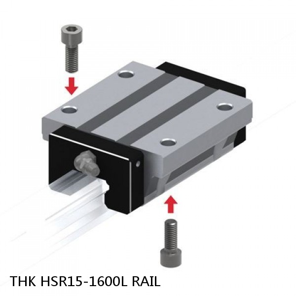 HSR15-1600L RAIL THK Linear Bearing,Linear Motion Guides,Global Standard LM Guide (HSR),Standard Rail (HSR) #1 image