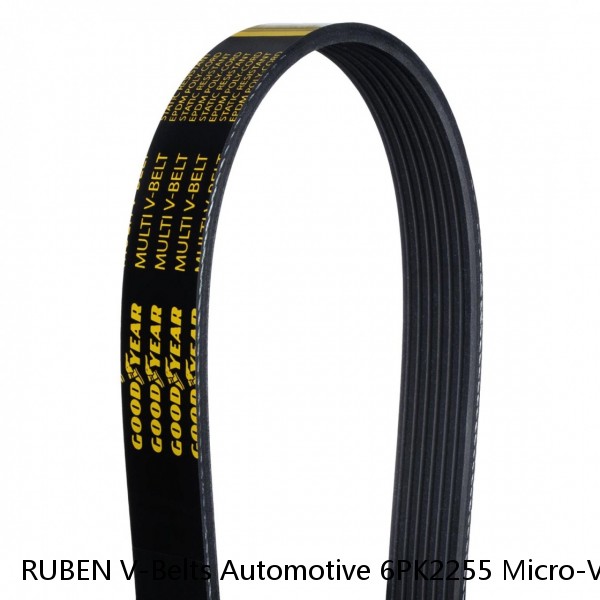 RUBEN V-Belts Automotive 6PK2255 Micro-V Multi Ribbed Drive Belt 6PK2260 Rubber Fan Belt 6PK2250 #1 image