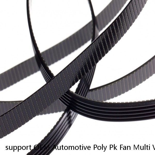 support OEM Automotive Poly Pk Fan Multi V Ribbed Belt in Engine #1 image