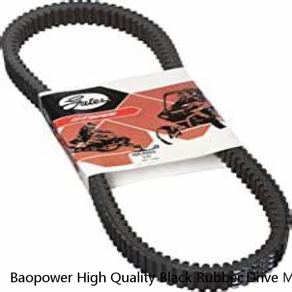 Baopower High Quality Black Rubber Drive Motorcycle V Belts V Belt For Engine #1 image