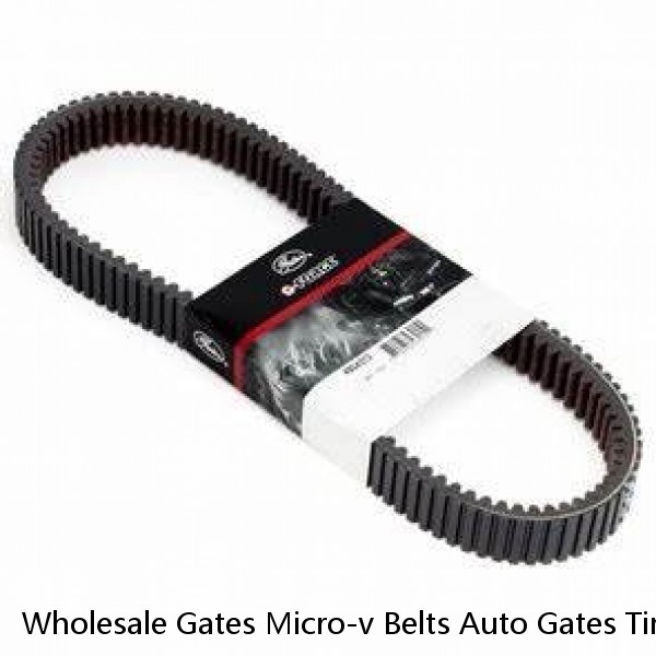 Wholesale Gates Micro-v Belts Auto Gates Timing Belt Machinery Repair Shops Rubber Timing Belt Black Standard #1 image